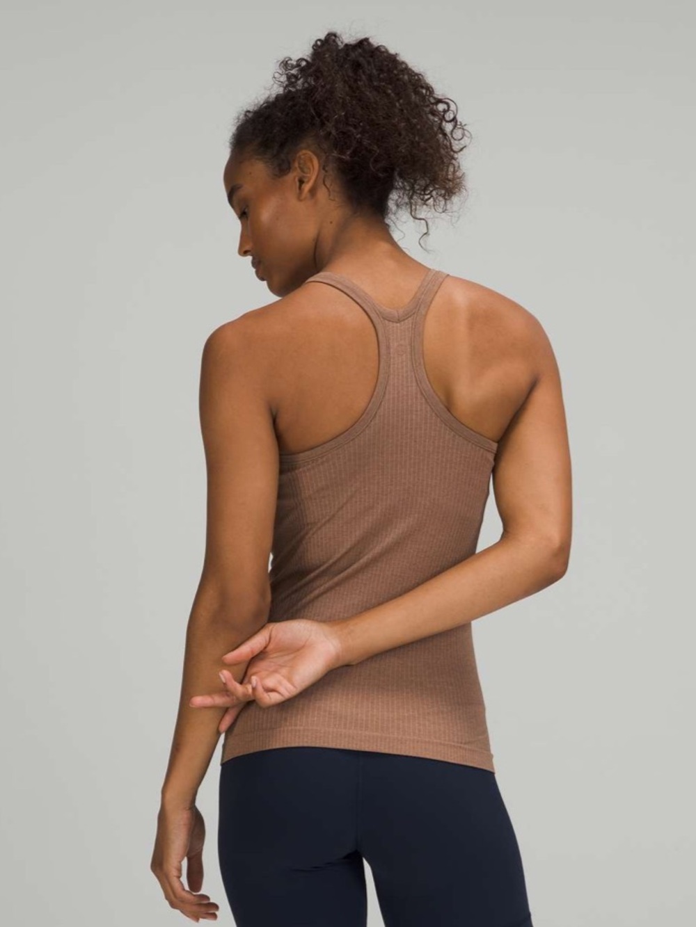 Lululemon Ebb to Street Shelf Bra Tank Top *Light Support Cacao - Picture 2 of 15